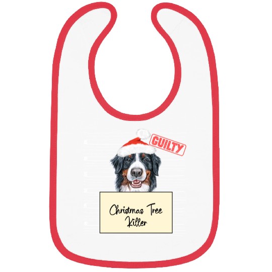 Bernese Mountain christmas funny prison Bibs