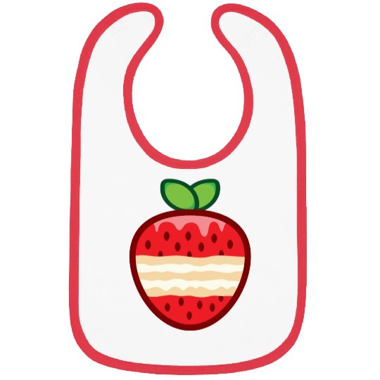 strawberry shortcake funny Bibs