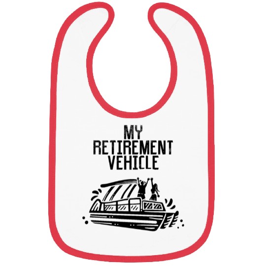 Pontoon Boat My Retirement Vehicle Bibs