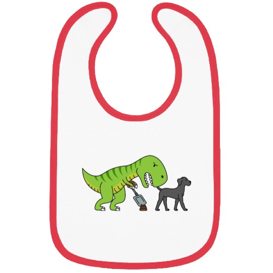 Great Dane T-Rex Dinosaur Poop Bibs