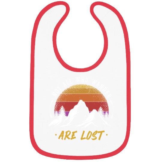 Not all who Wander are Lost Bibs