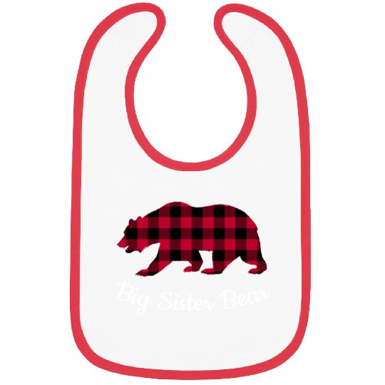 Big Sister Bear Bibs