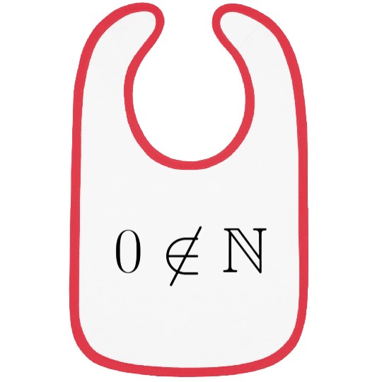 Zero is not a natural number Bibs