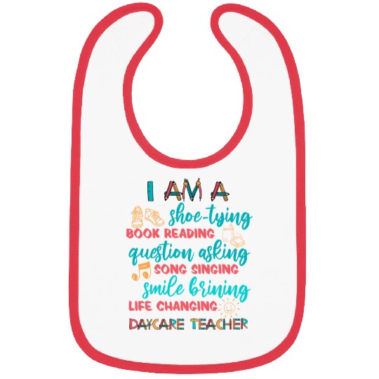 Childcare Kindergarten Preschool Daycare Teacher Bibs