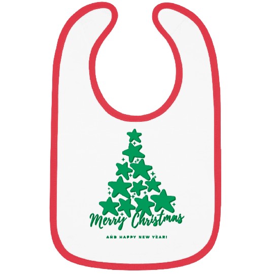 Tree Christmas Bibs