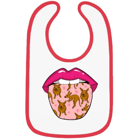 Kangaroo Tongue Bibs