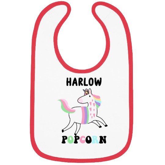 Harlow And Popcorn Merch Popcorn The Pony Bibs