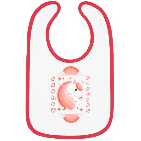 Harlow And Popcorn Merch Popcorn The Pony Bibs