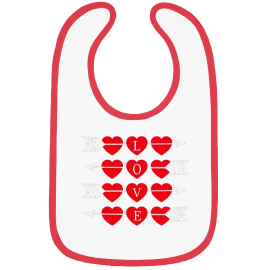 Love Is Love Arrow Bibs
