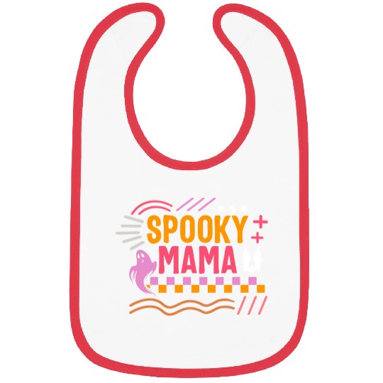 Thanksgiving Halloween Bibs, Spooky Mama Ghost