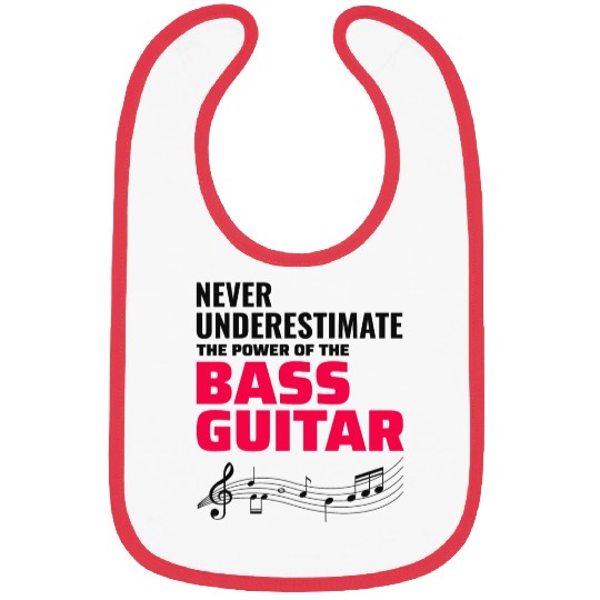Bass Guitar Player Music Musician Bassist Funny Bibs