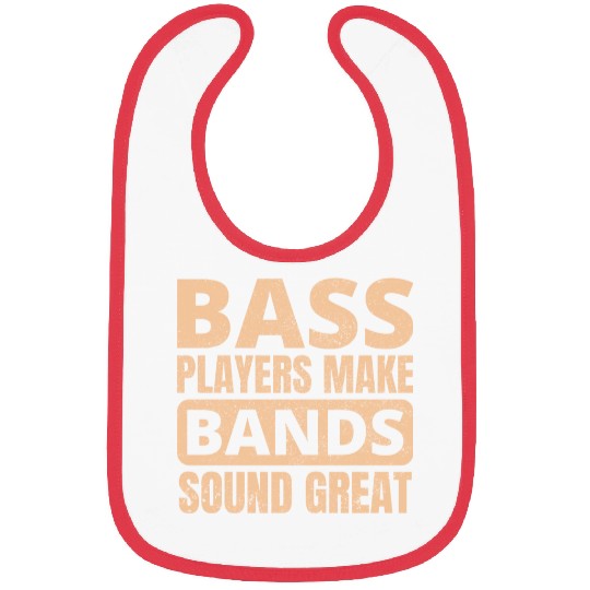 Bass Guitar Player Music Musician Bassist Funny Bibs