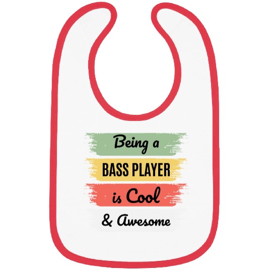 Bass Guitar Player Music Musician Bassist Funny Bibs