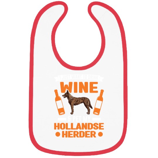 Hollandse Herder And Wine Bibs