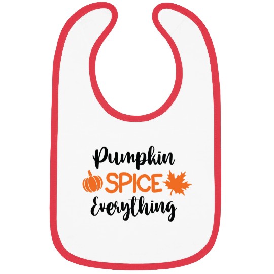 Pumpkin Spice Everything Bibs