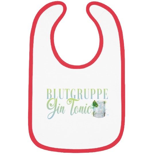 Blutgruppe Gin Tonic Cocktail Bartender Bibs