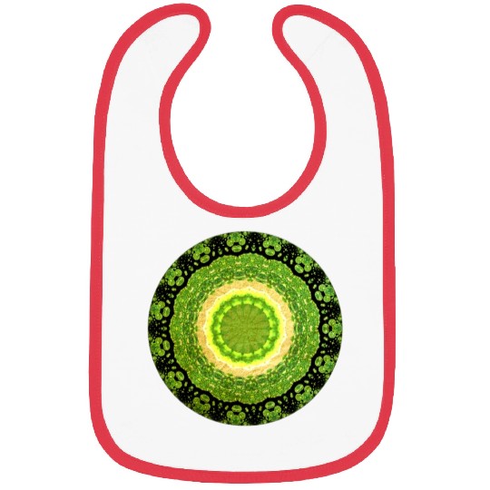 Green Yellow Sun Bibs
