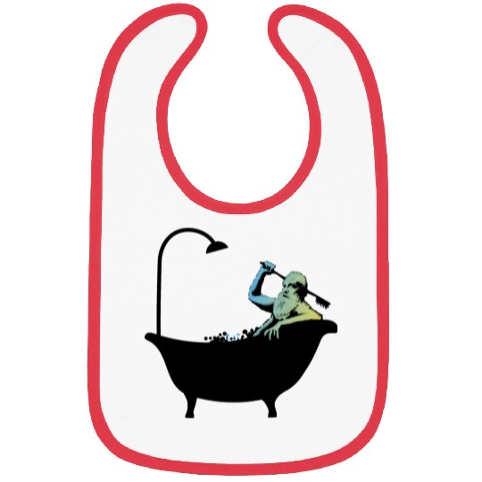 Banksy - Grandpa in the bathtub Bibs