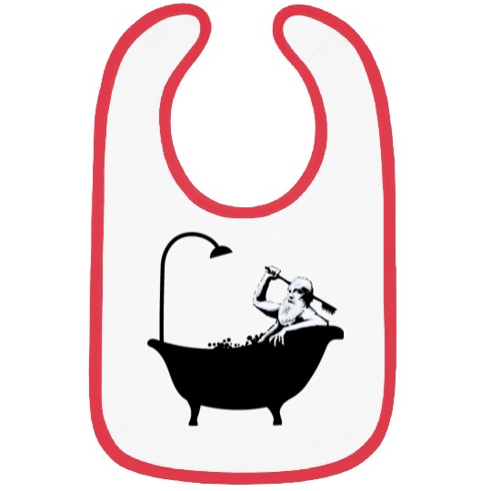 Banksy - Grandpa in the bathtub Bibs