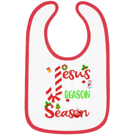 Jesus Is The Reason For The Season Christmas Bibs