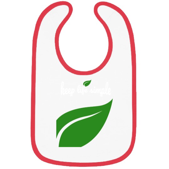 KEEP LIFE SIMPLE Bibs