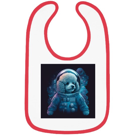 A Poodle In Space Bibs
