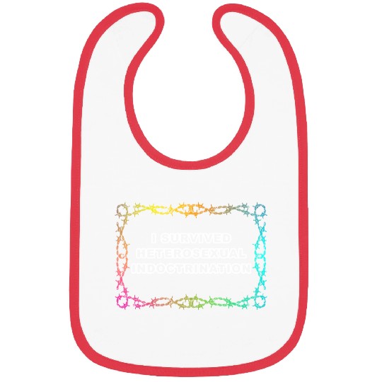 I Survived Heterosexual Indoctrination Apparel Bibs