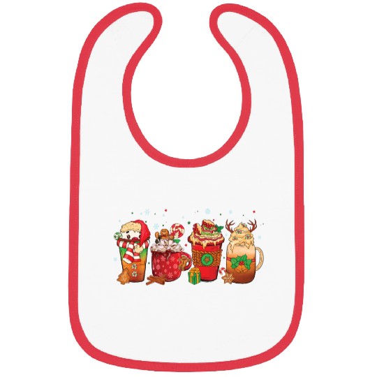 Hot Chocolate Cup Peppermint Mocha Bibs
