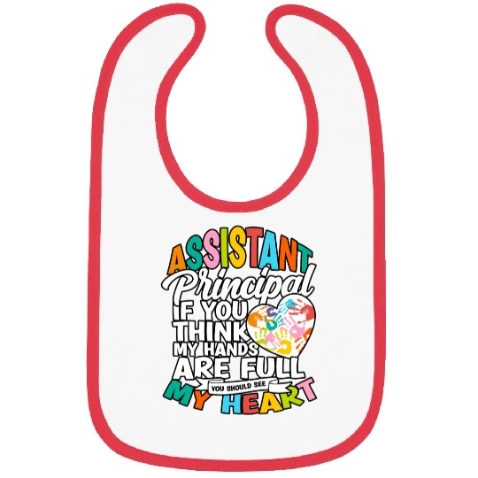 Assistant Principal Back School Teacher Principal Bibs