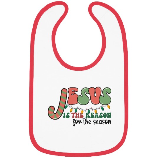 Jesus is The Reason for the Season Candy Christian Bibs