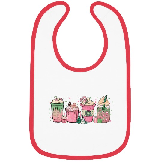 Hot Chocolate Cup Peppermint Mocha Bibs