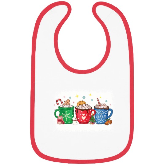Christmas Hot Chocolate Peppermint Mocha Bibs
