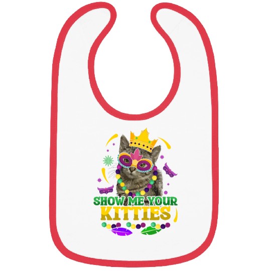 Kitten Show Cat Festival Parade Beads Mardi Gras Bibs