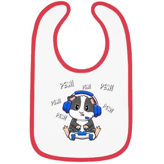 Black and White Guinea Pig Bibs