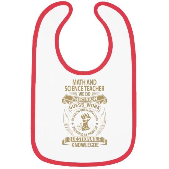 Math And Science Teacher Bibs - We Do Precision