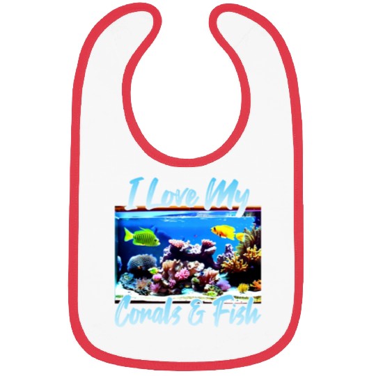 Saltwater aquarium coral fish Bibs