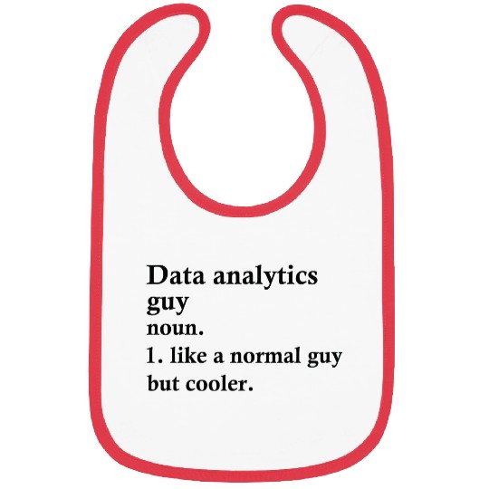 Data Analytics Guy Funny Analyst Definition Bibs