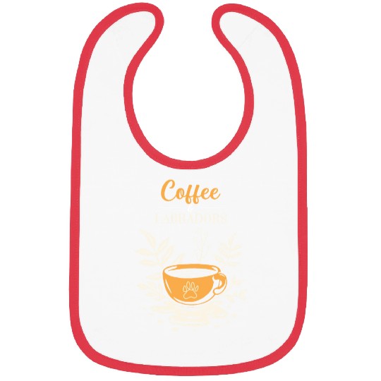 Labrador Retriever Coffee And Labradors Bibs