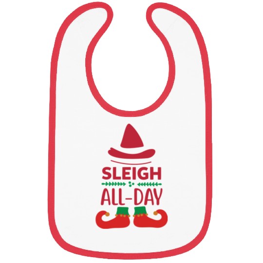 Sleigh all day Bibs