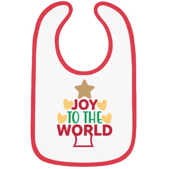 Joy-To-The-World Cristmas Bibs Design