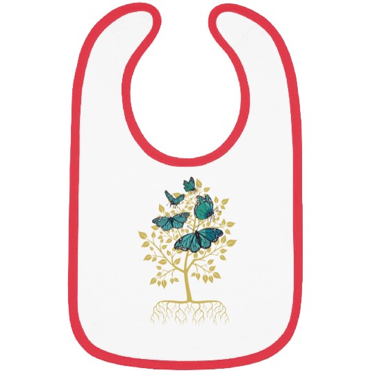 Butterfly Tree Beautiful Animal Butterflies Tree Bibs