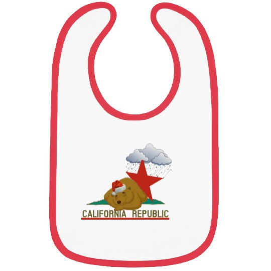 California bear in winter Bibs