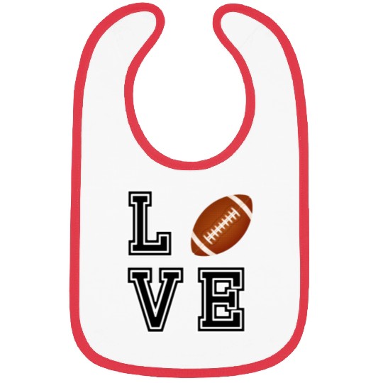 I love football Bibs