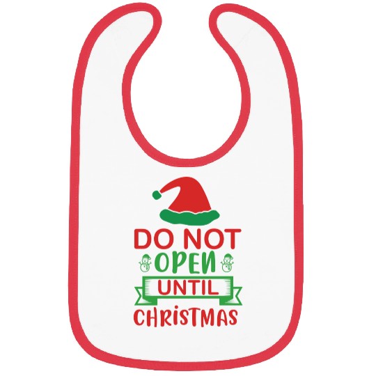 Do not open until christmas Bibs