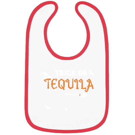 Trick or Tequila - Halloween Bibs