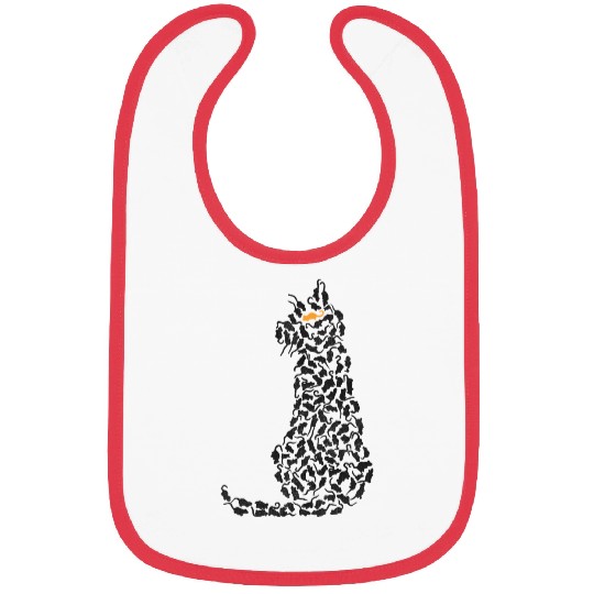 Cat and Mouse Bibs