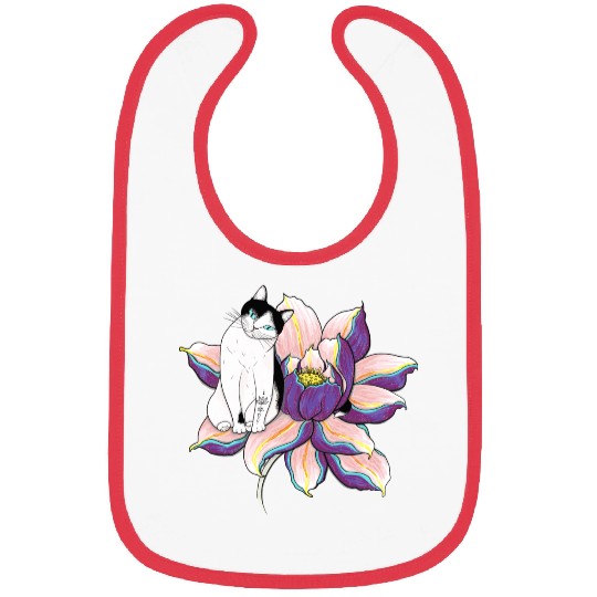 Lotus Cat Bibs
