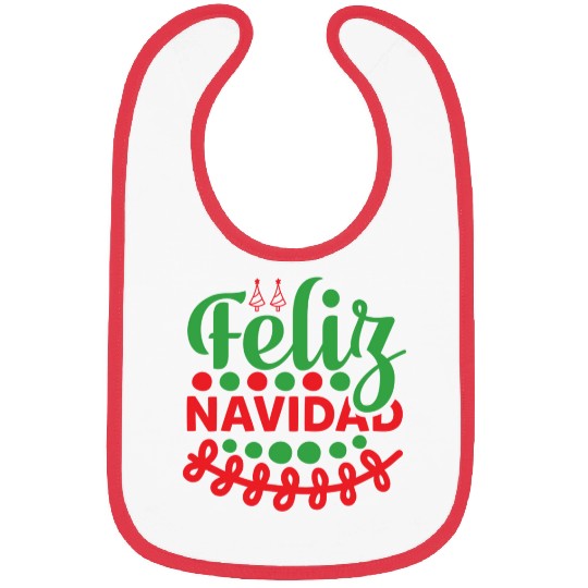Feliz Navidad Bibs
