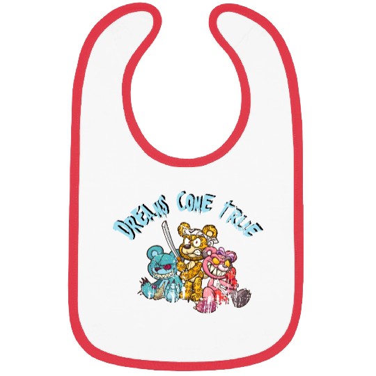 Dreams come True for Teddys Horror Halloween Bibs