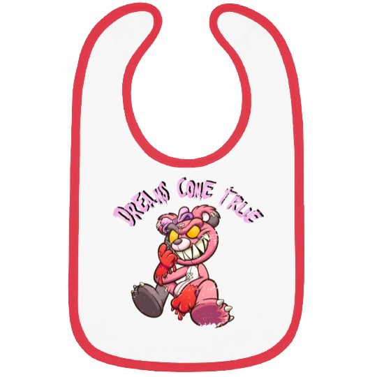 Dream's come true Teddys Horror Halloween Bibs